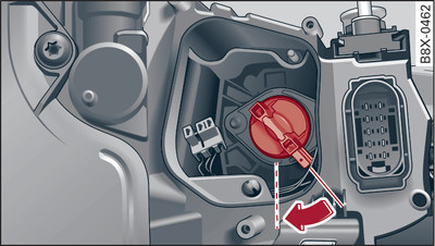 Bulb housing: Fitting the bulb